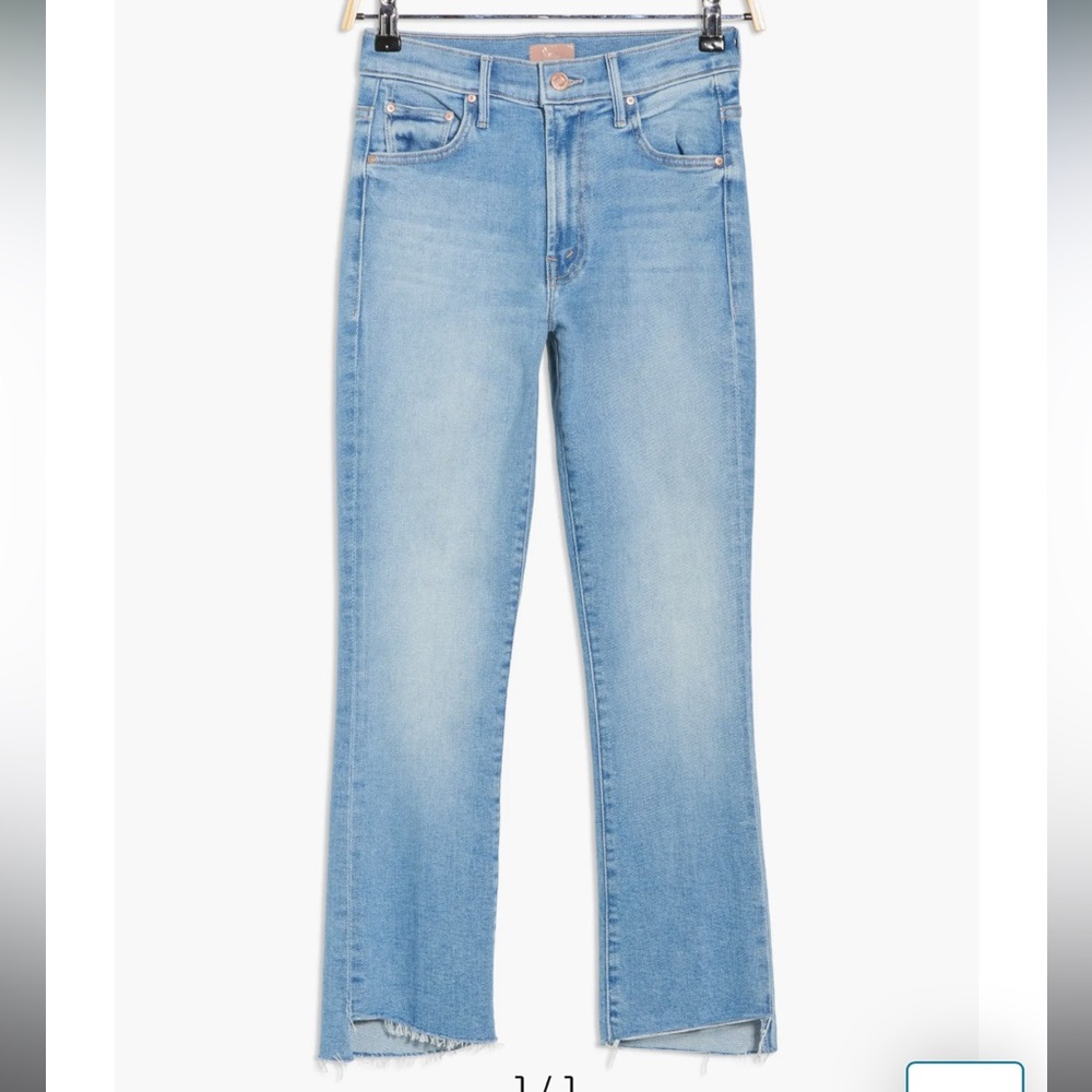 MOTHER Insider Crop Step Fray